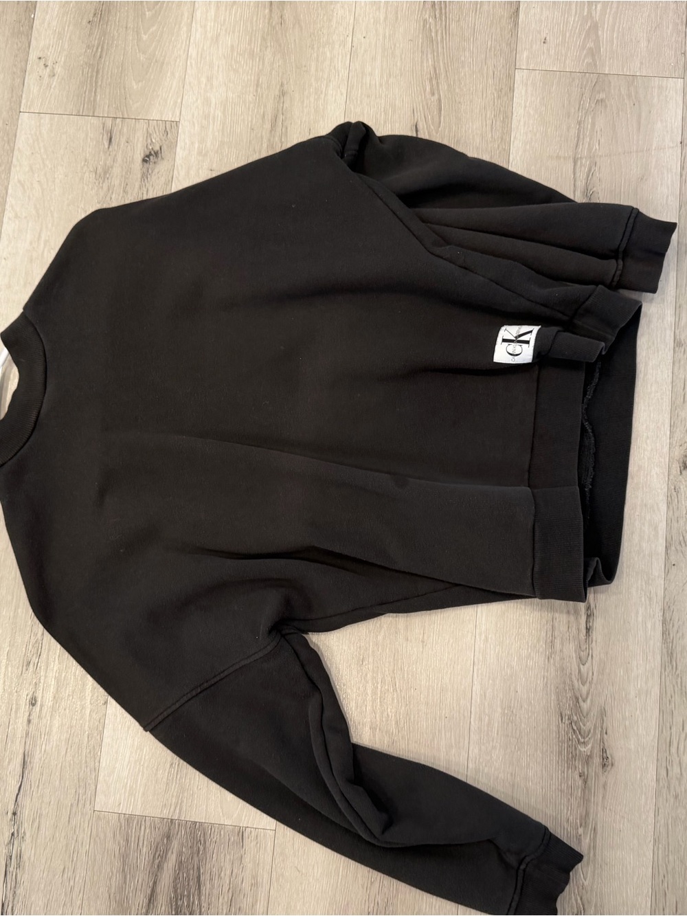 Calvin Klein Black Crewneck Sweatshirt